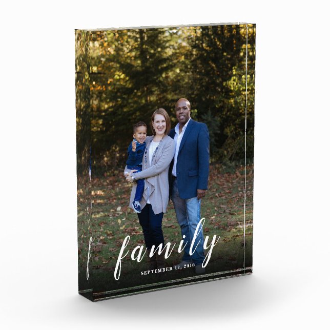 Create your own family photo and script (Left)