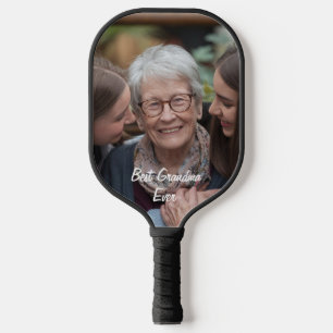 Create your own family photo Best Grandma Ever Pickleball Paddle