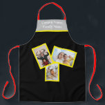 Create Your Own Family Photo Collage Apron<br><div class="desc">Hipster All Occasions & Christmas Gift Ideas. Place and celebrate family photos, pet dog, cat or other pictures to make print over photo apron. Unique Photo Collage apron Gift Idea for him, gift for her, Gift for grandparents, uncle, aunty and more. Add Family name, Title, Custom text to Create your...</div>