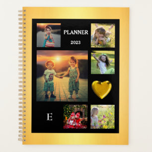 Create your own family photo collage monogram planner