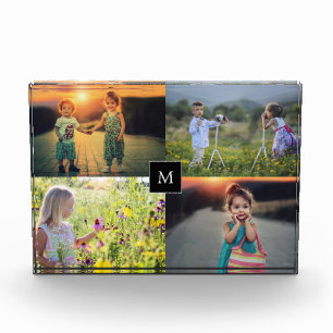 Create your own family photo collage monogrammed