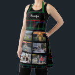 Create your own family photo collage name apron<br><div class="desc">Create your own family photo collage name,  chequered pattern,  Apron 
You can personalize it and add your most beautiful photos and name.</div>