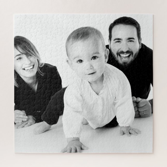 Create Your Own Family Photo Customized Gift Jigsaw Puzzle (Vertical)