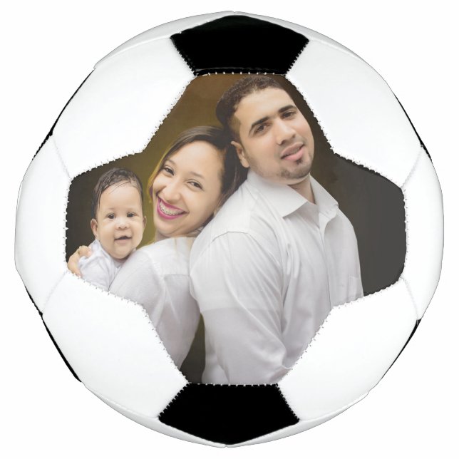Create Your Own Family Photo Soccer Ball (Front)