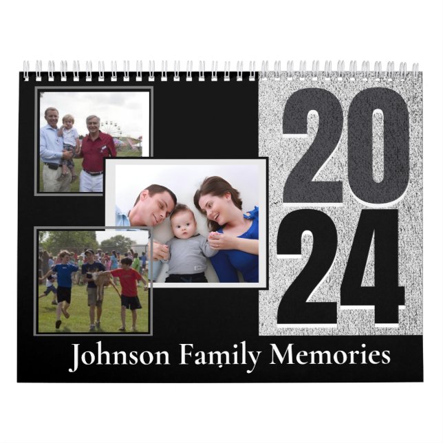 Create Your Own Family Photographs Personalized Calendar (Cover)