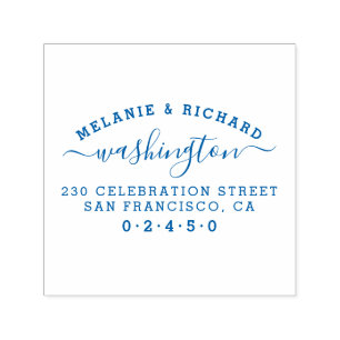 Create Your Own Family Return Address Rectangular Self-inking Stamp