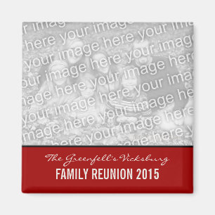 Create Your Own Family Reunion Keepsake Magnet