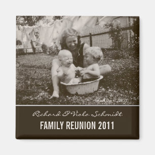 Create Your Own Family Reunion Vintage Style Magnet