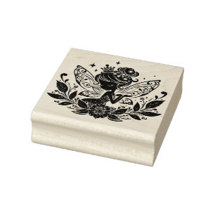 Create Your Own Fancy Fairy Princess Rubber Stamp