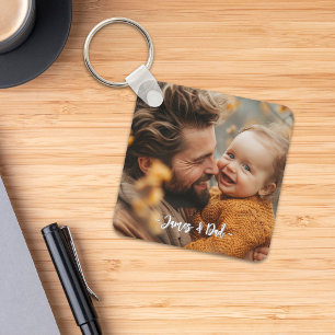 Create your own Father Son Photo Keychain