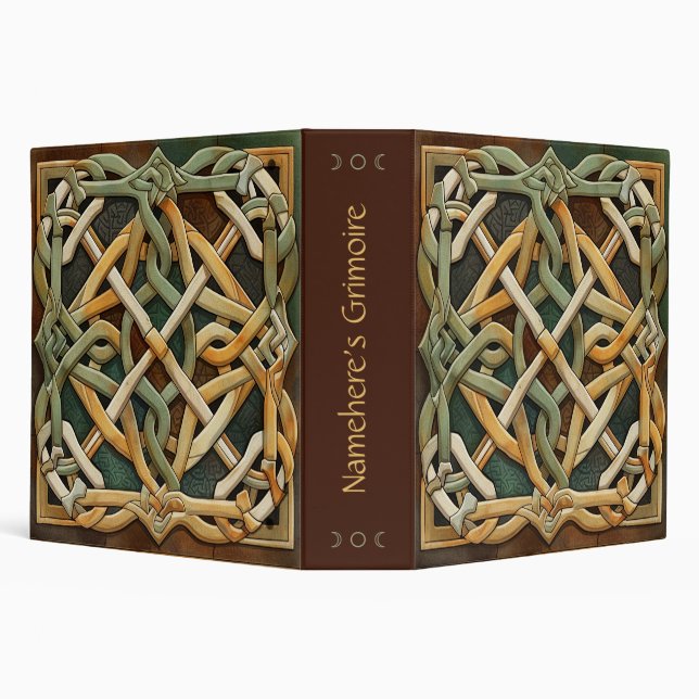 Create Your Own Faux Stone Celtic Knotwork Binder (Background)