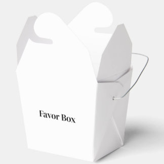 Create Your Own Favor Box