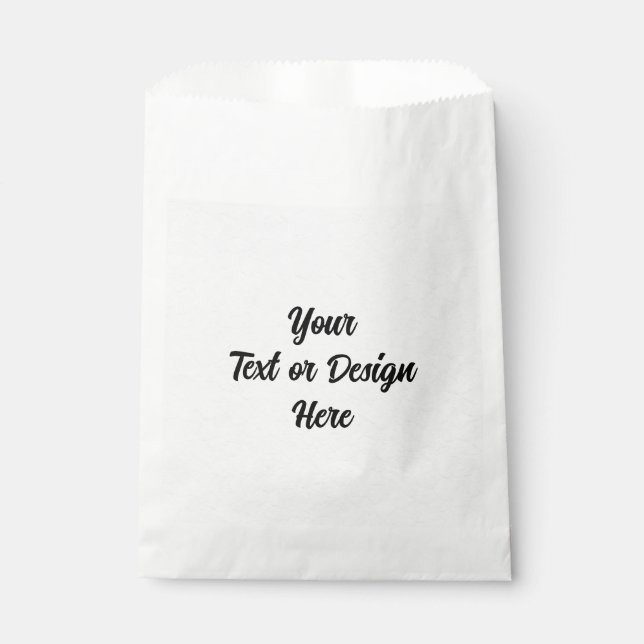Create Your Own Favour Bag (Front)