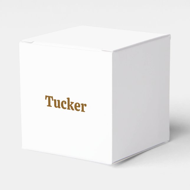 Create Your Own Favour Box (Front Side)