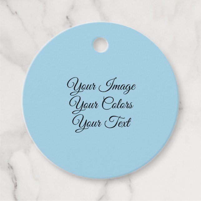 Create Your Own Favour Tags (Front)