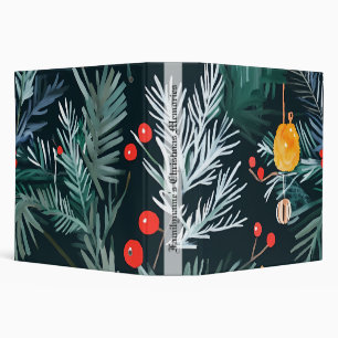 Create Your Own Festive Christmas Pine Needles Binder