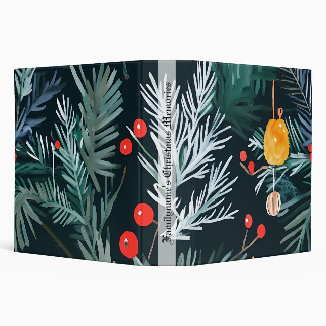 Create Your Own Festive Christmas Pine Needles Binder (Background)