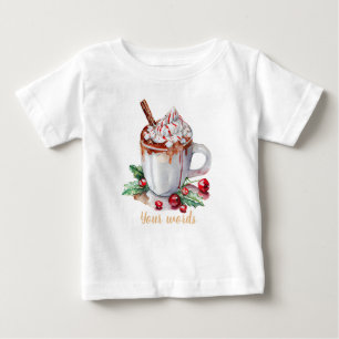 Create Your Own Festive Hot Cocoa Baby T-Shirt