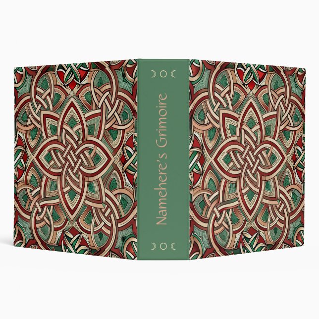 Create Your Own Festive Yule Celtic Knotwork Binder (Background)