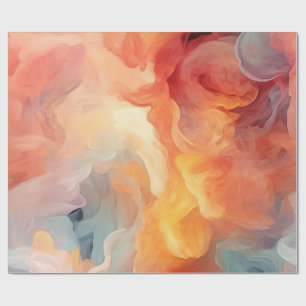Create Your Own Fiery Alcohol Ink Smoke Wrapping Paper