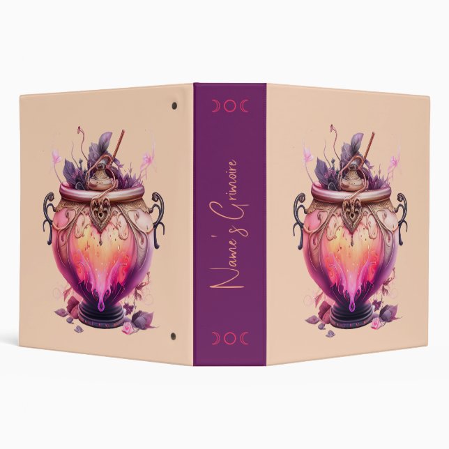 Create Your Own Fire Potion Cauldron Binder (Background)