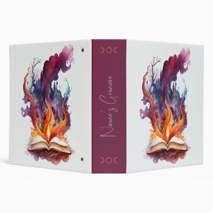 Create Your Own Fire Spell Book Binder