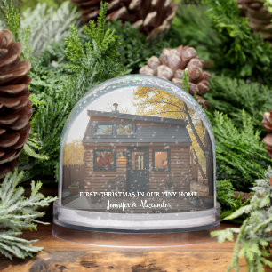 Create your own first christmas in our tiny home snowglobe