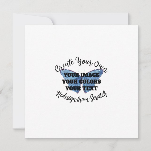 Create Your Own Flat Card (Front)