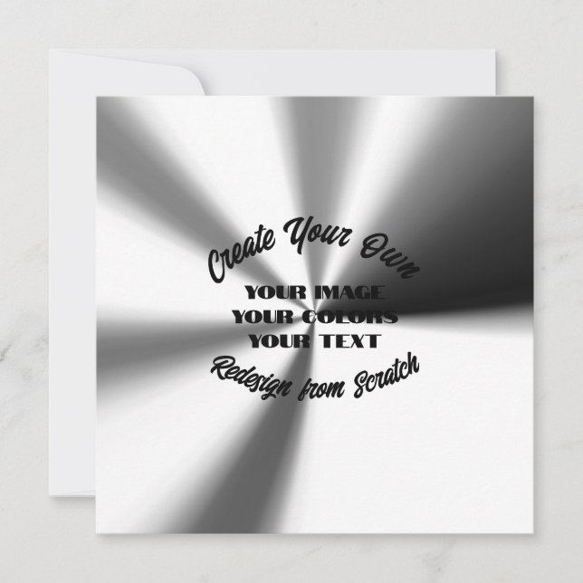 Create Your Own Flat Card (Front)