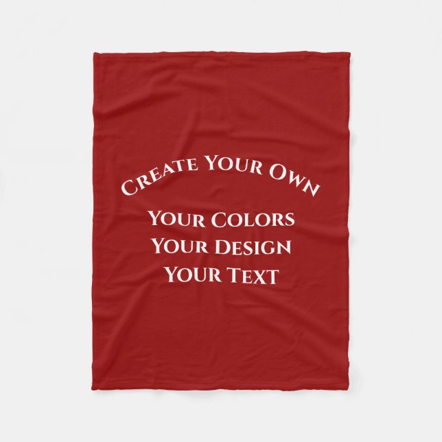 Create Your Own Fleece Blanket (Front)