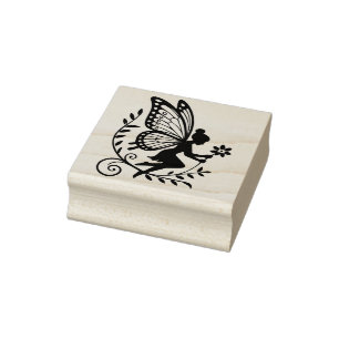 Create Your Own Floating Flower Fairy Rubber Stamp