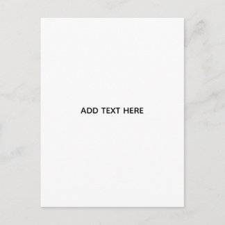 Create Your Own Floral Announcement Postcard