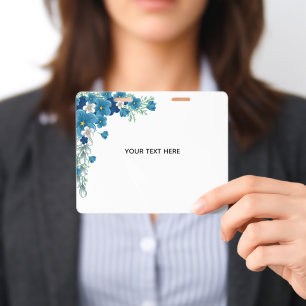 Create Your Own Floral Badge