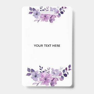 Create Your Own Floral Badge