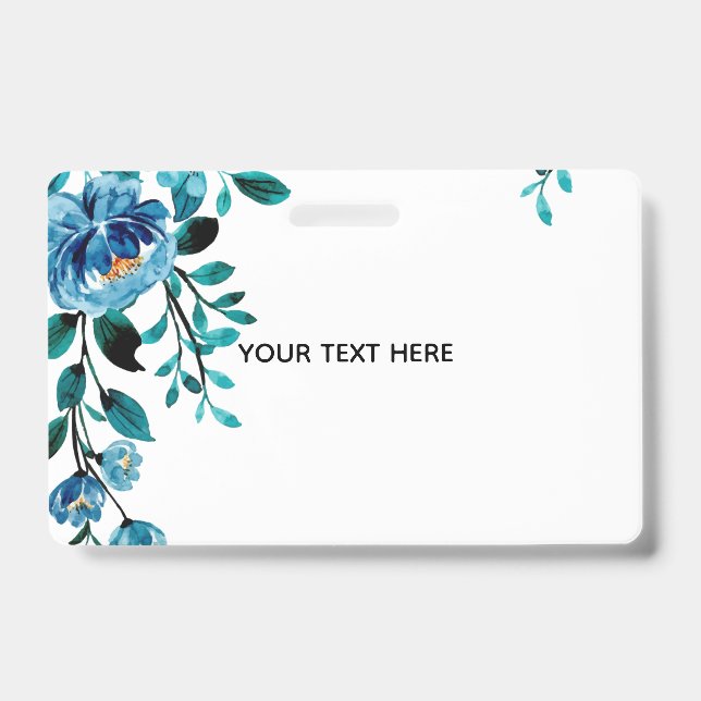 Create Your Own Floral Badge (Front)