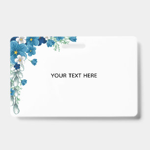 Create Your Own Floral Badge