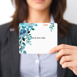 Create Your Own Floral Badge
