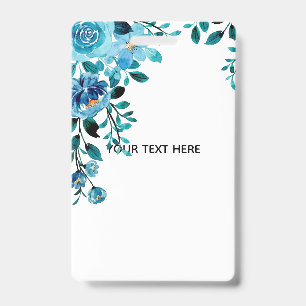 Create Your Own Floral Badge