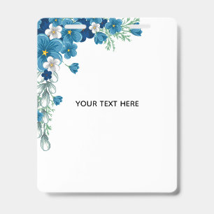 Create Your Own Floral Badge