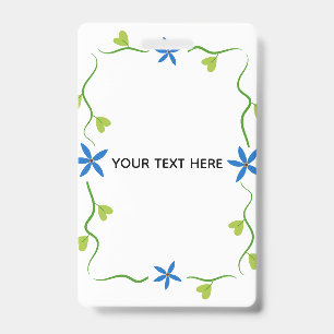 Create Your Own Floral Badge