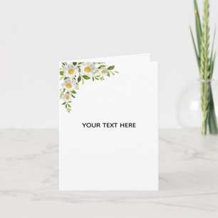 Create Your Own Floral Border Card