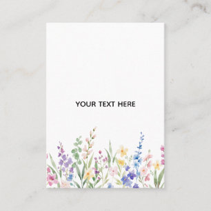 Create Your Own Floral  Business Card