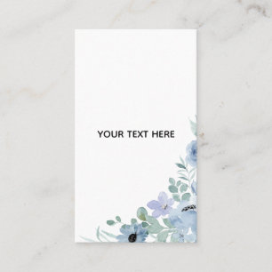Create Your Own Floral  Business Card