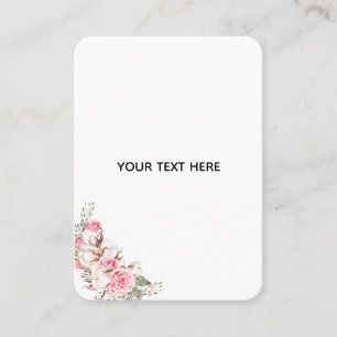 Create Your Own Floral Calling Card