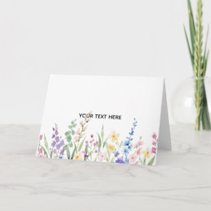 Create Your Own Floral  Card