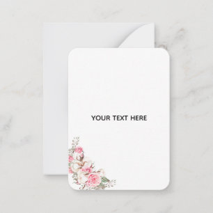 Create Your Own Floral Card