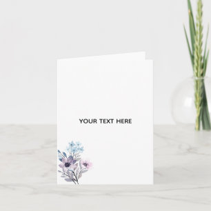 Create Your Own Floral Card