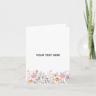 Create Your Own Floral Card