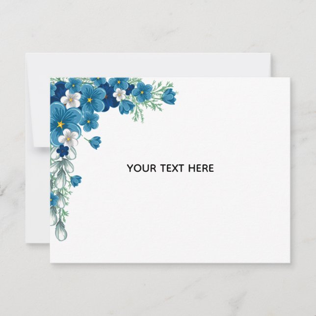Create Your Own Floral Card (Front)