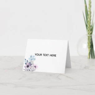 Create Your Own Floral Card